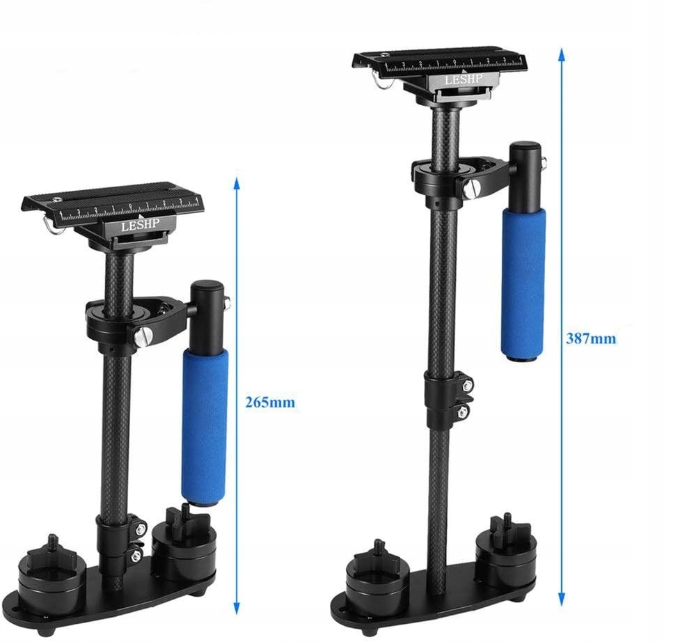STABILIZATOR KAMERY RĘCZNY LEKKI Z WŁÓKNA SZKLANEGO Materiał tworzywo sztuczne