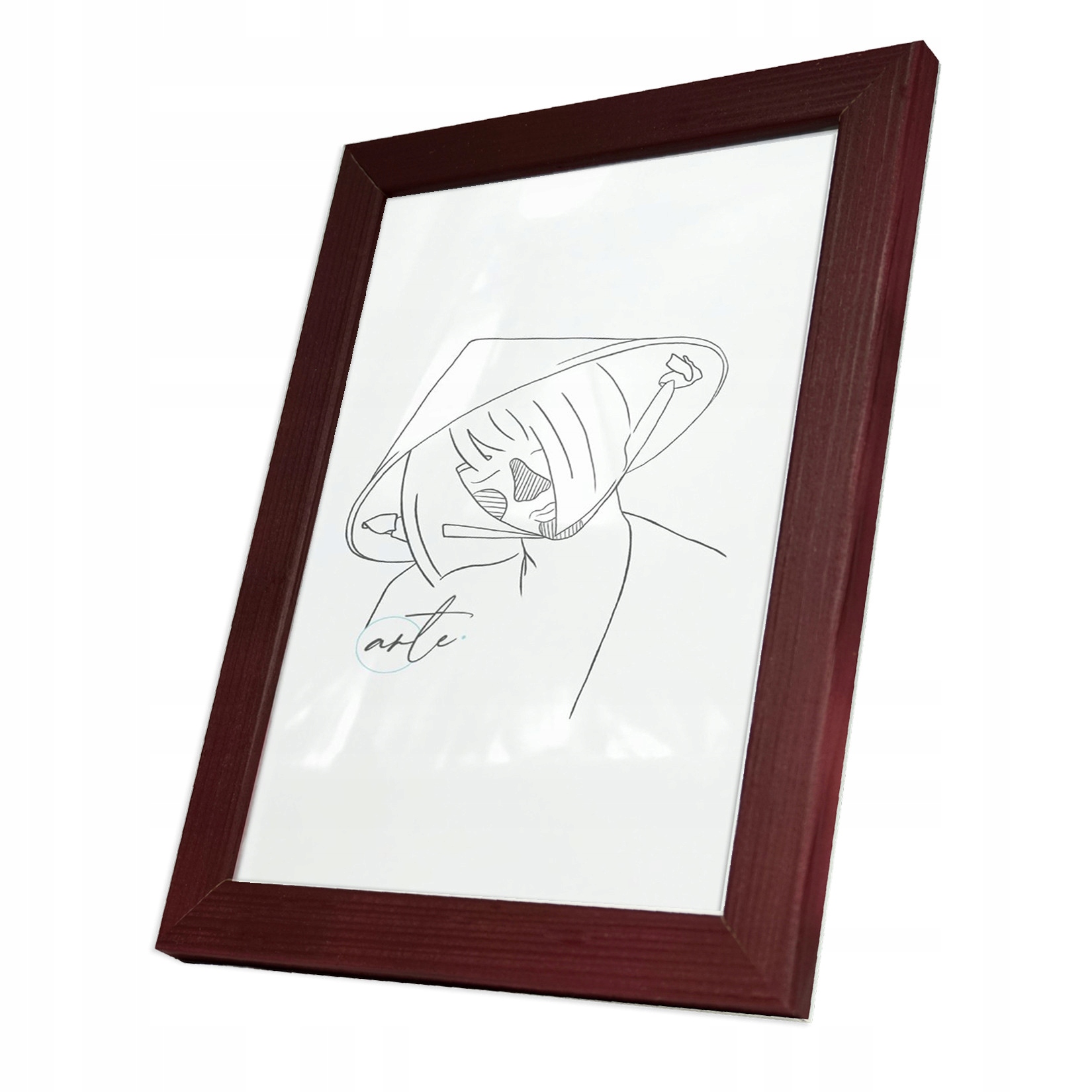 

Ramka drewniana Sosna bordowy 50x60 cm