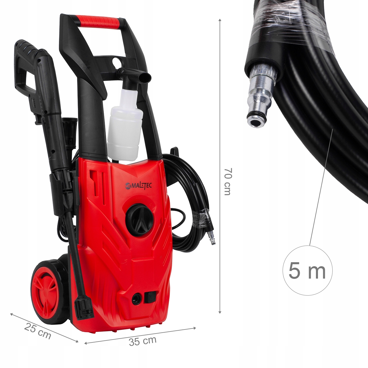 Апарат високого тиску M2.1400 150бар MALTEC FOAMER Тип насоса алюміній