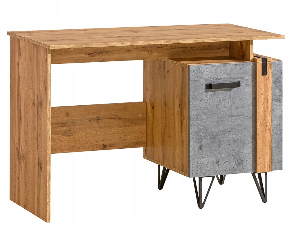 

biurko z szafką 120 loft młodzieży nauki Lofter 09
