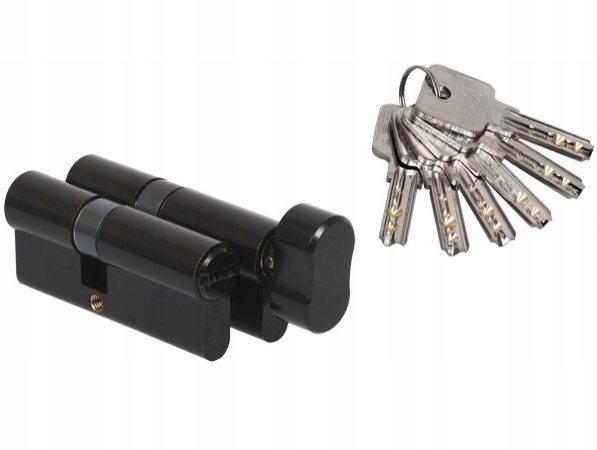 Vložky Dr Strong 30/35+30G/35 černé 6 klíčů