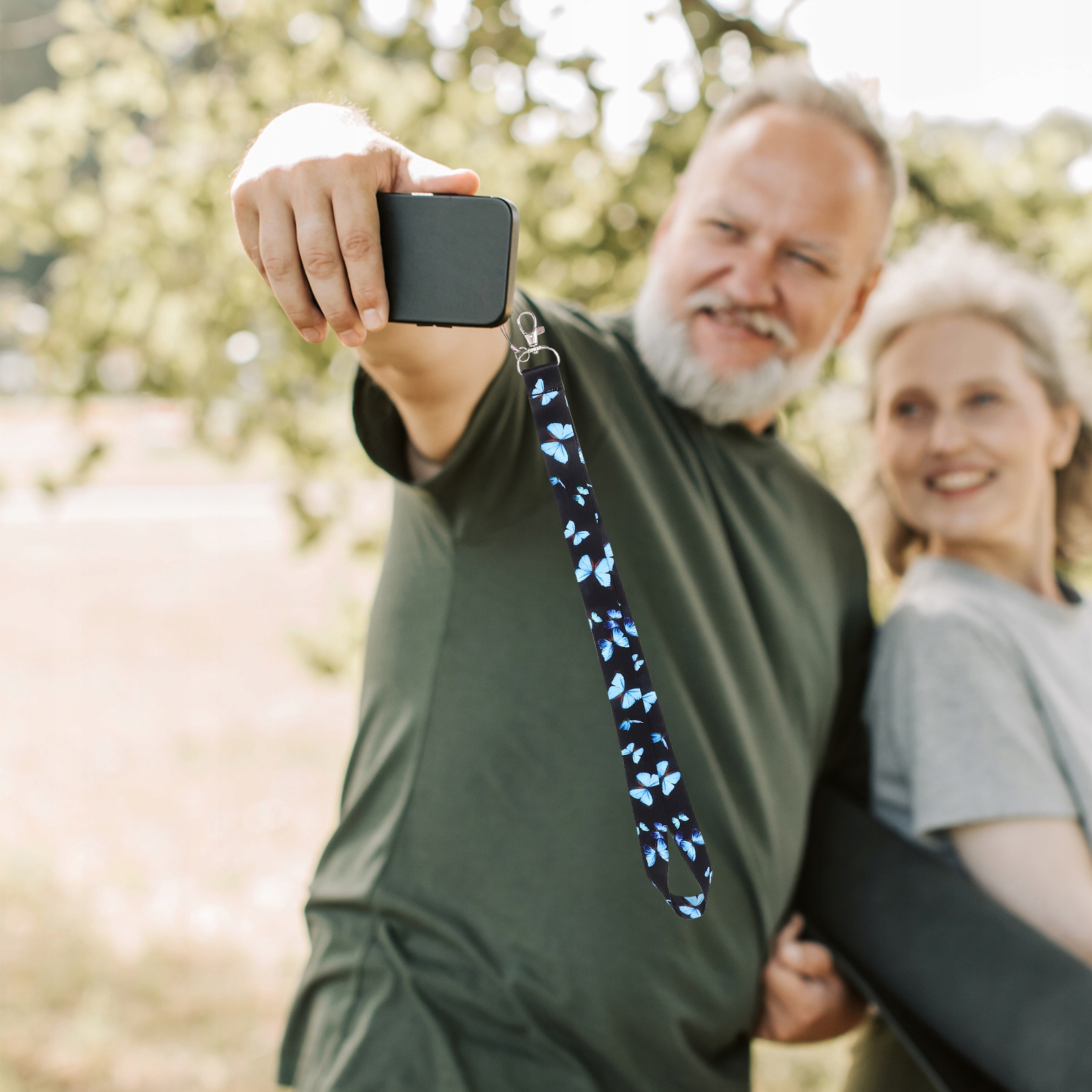 KARTA DO APARATU WISZĄCA NA SZYJĘ SMARTFON Materiał dominujący inny