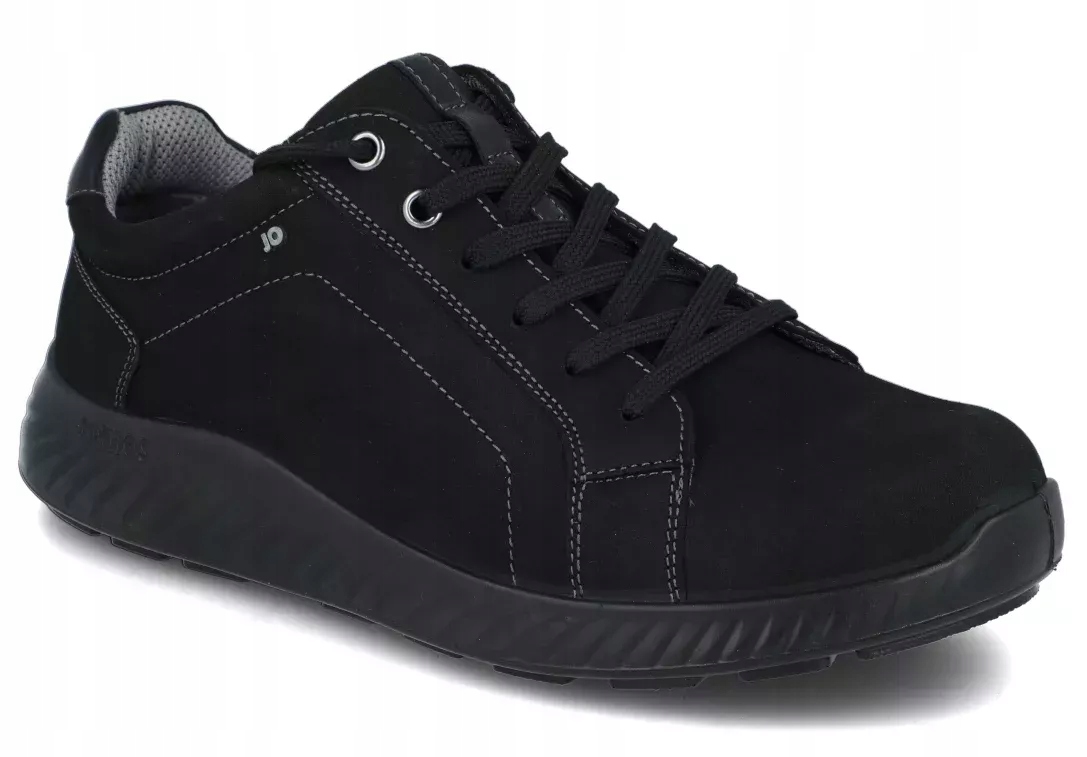 Kožené polobotky Jomos 326374 s tloušťkou M pro široké nohy na zip R40