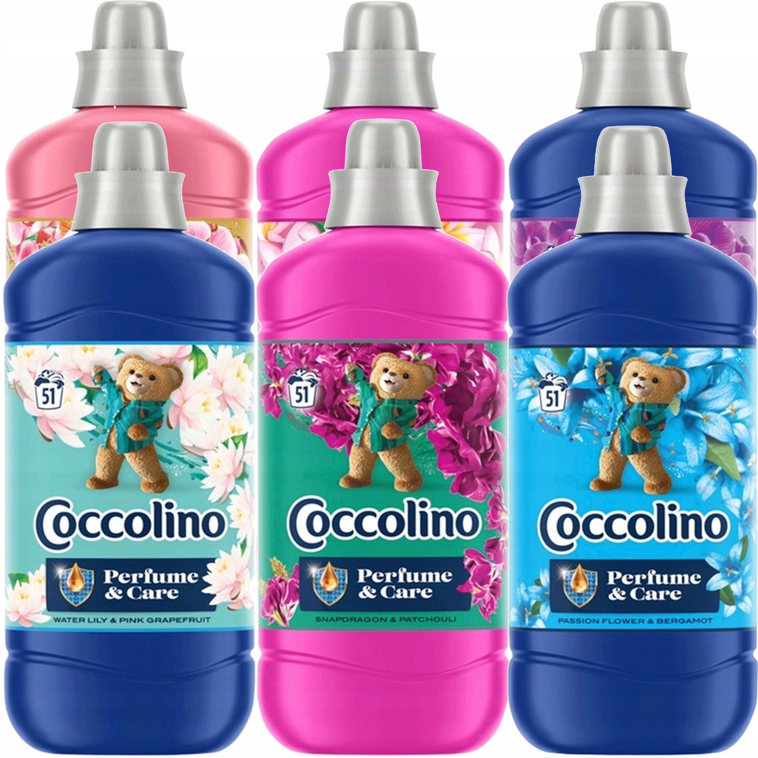 Levně Sada Coccolino Creations Sandalwood & Tiare Flowers 1,275l x6 MIX 7,65l