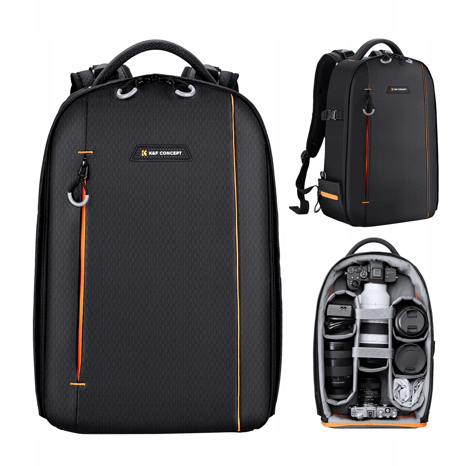 Plecak fotograficzny K&F Concept Beta Backpack 18 l - czarny