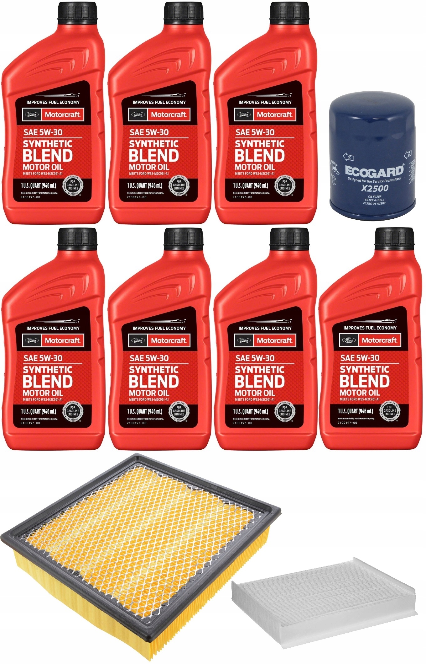 Motorcraft 5W30 Filtry Ford F150 3,5 15-20