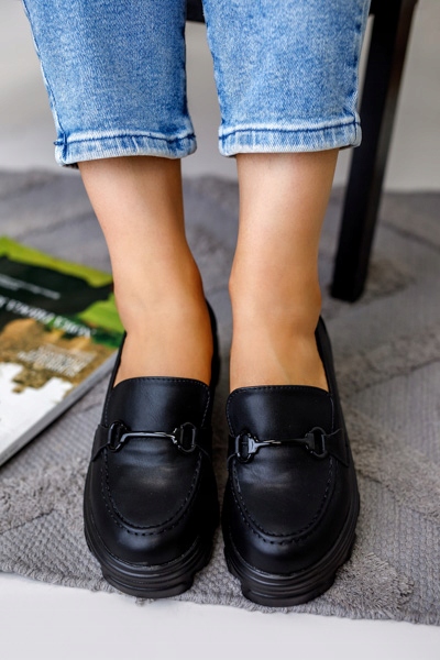 Półbuty WORKERY trapery SLIPPERY czarne (37) Marka inna