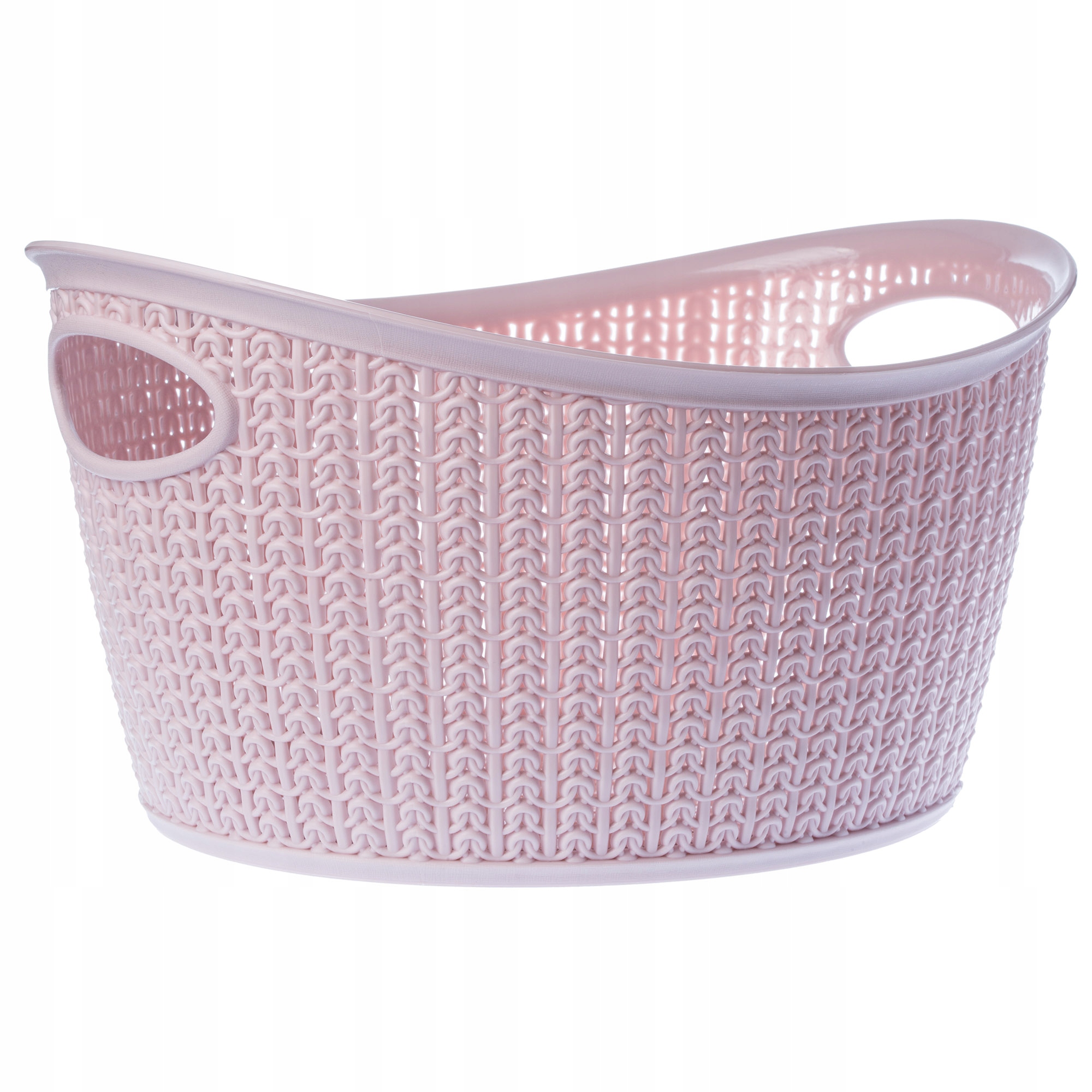 

Koszyk Owalny Z Uchwytami Organizer 9L Różowy