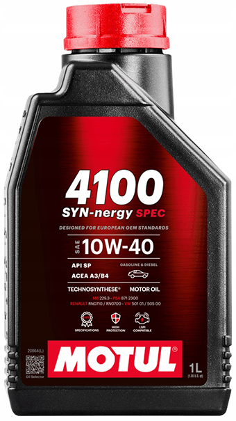 Motul 4100 Syn-nergy Spec 10W40 1L