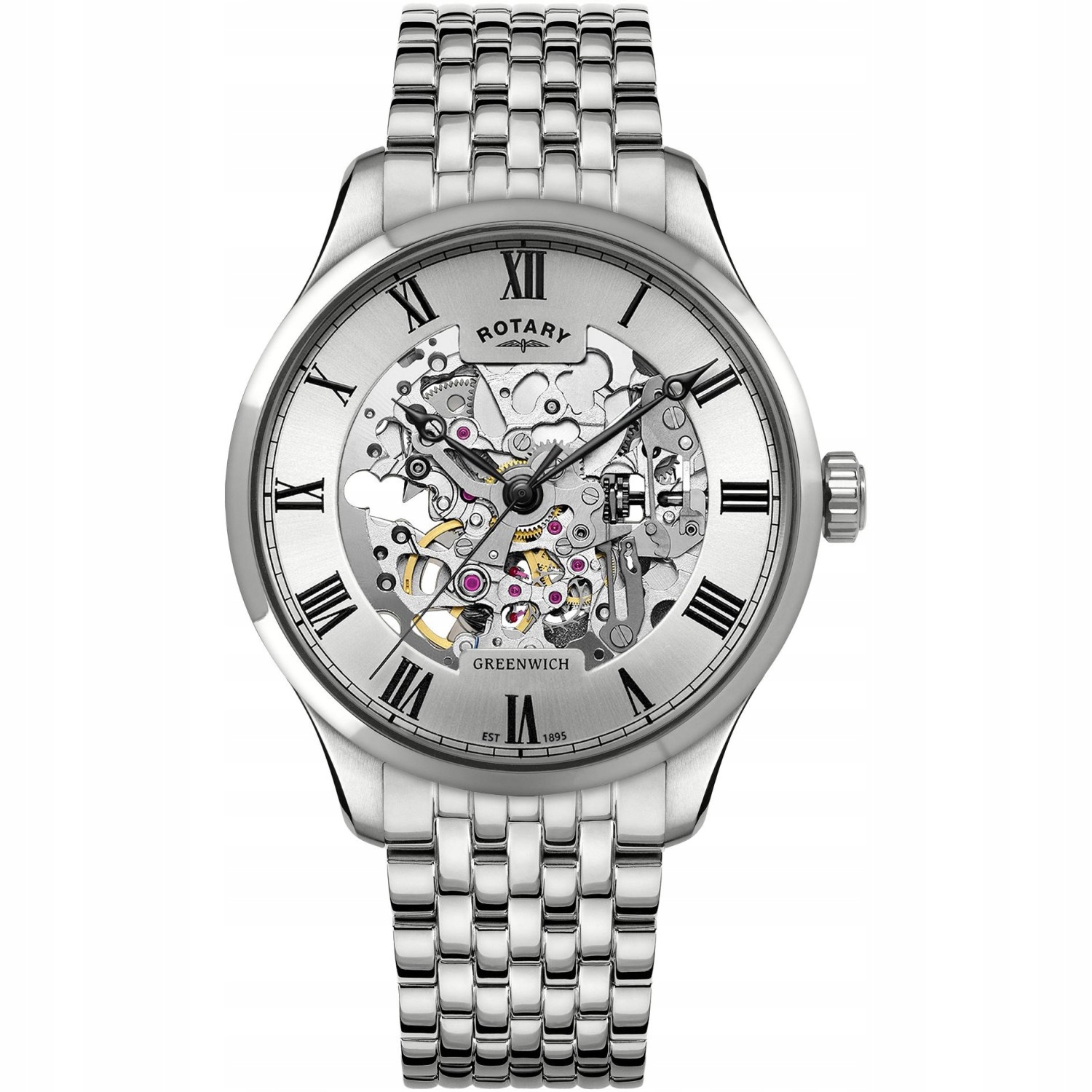 Pánské Hodinky Rotary GB02940/06 stříbrný náramek