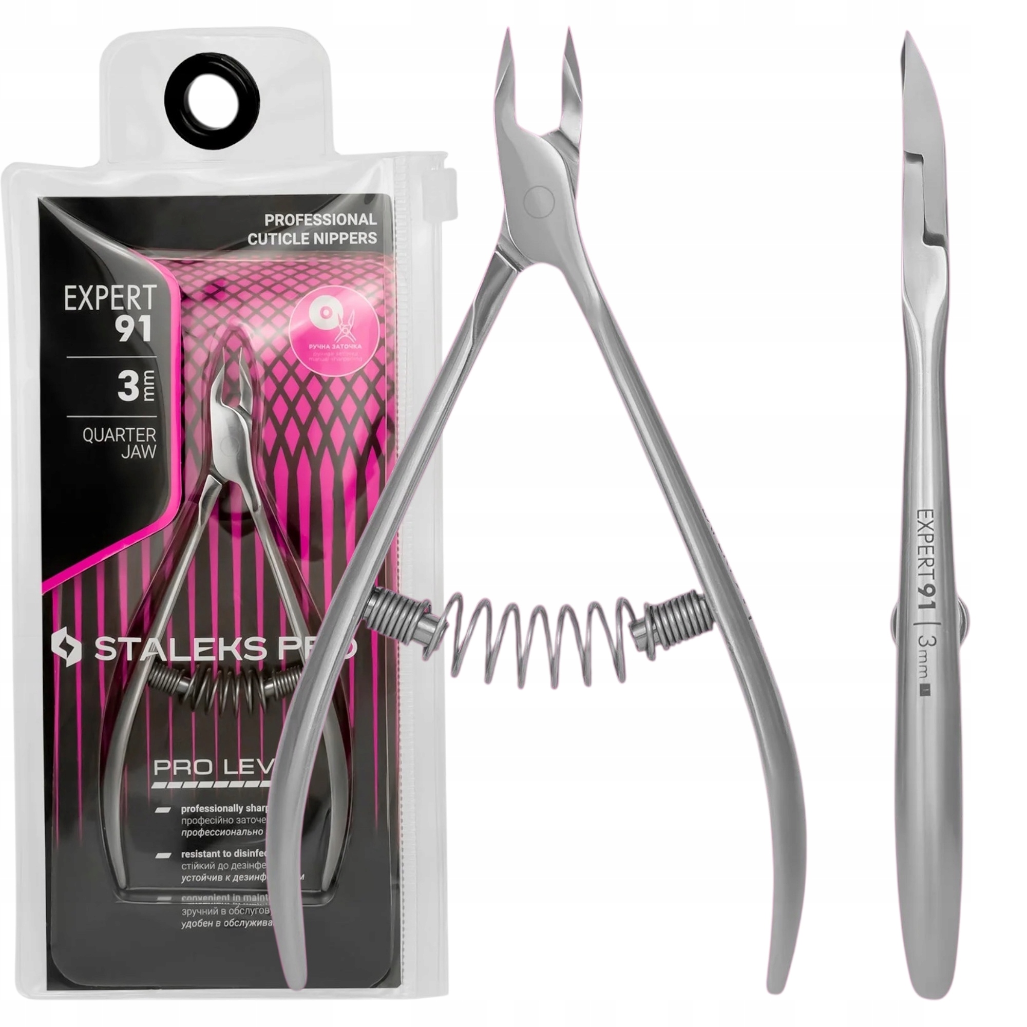 Staleks Profesionální nůžky na kůžičku 3 mm Expert 91