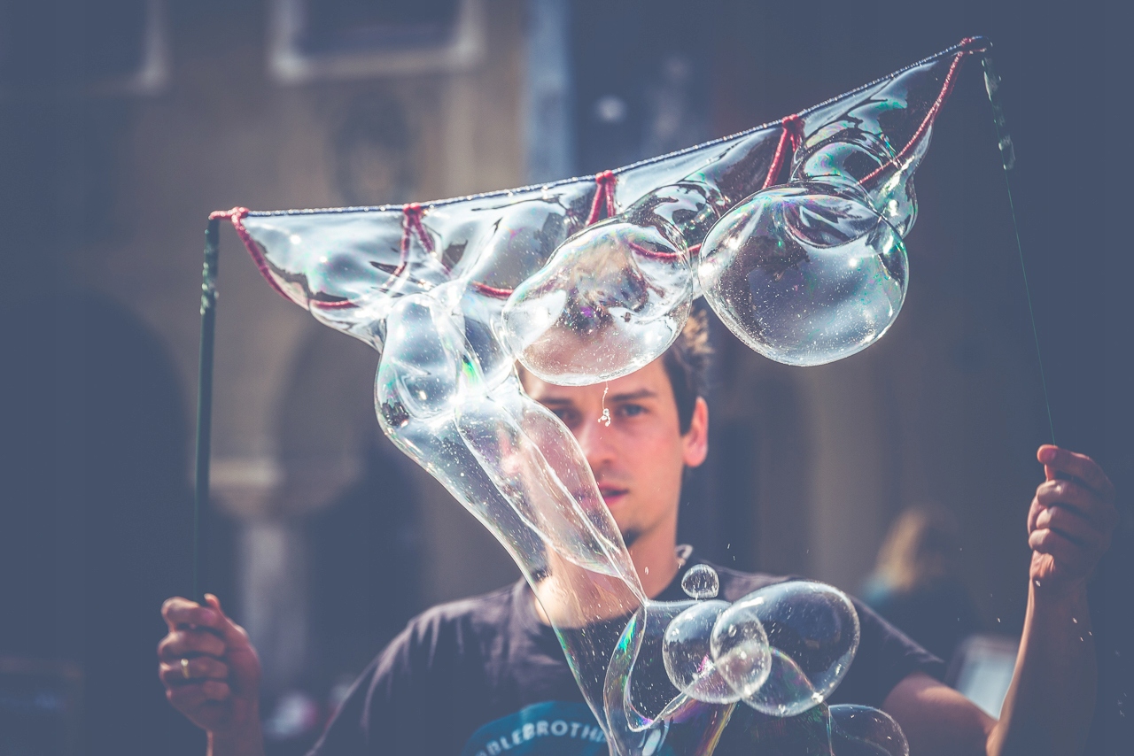 3 Kije do Baniek Mydlanych + 5 Litrów Płynu HIT Marka Bubble Brothers