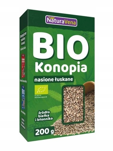 3x Loupaná Konopná Semínka Bio 200 g Naturavena