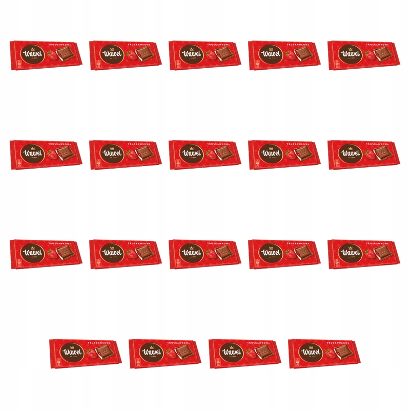 Wawel Čokoláda Jahodová 90g X19