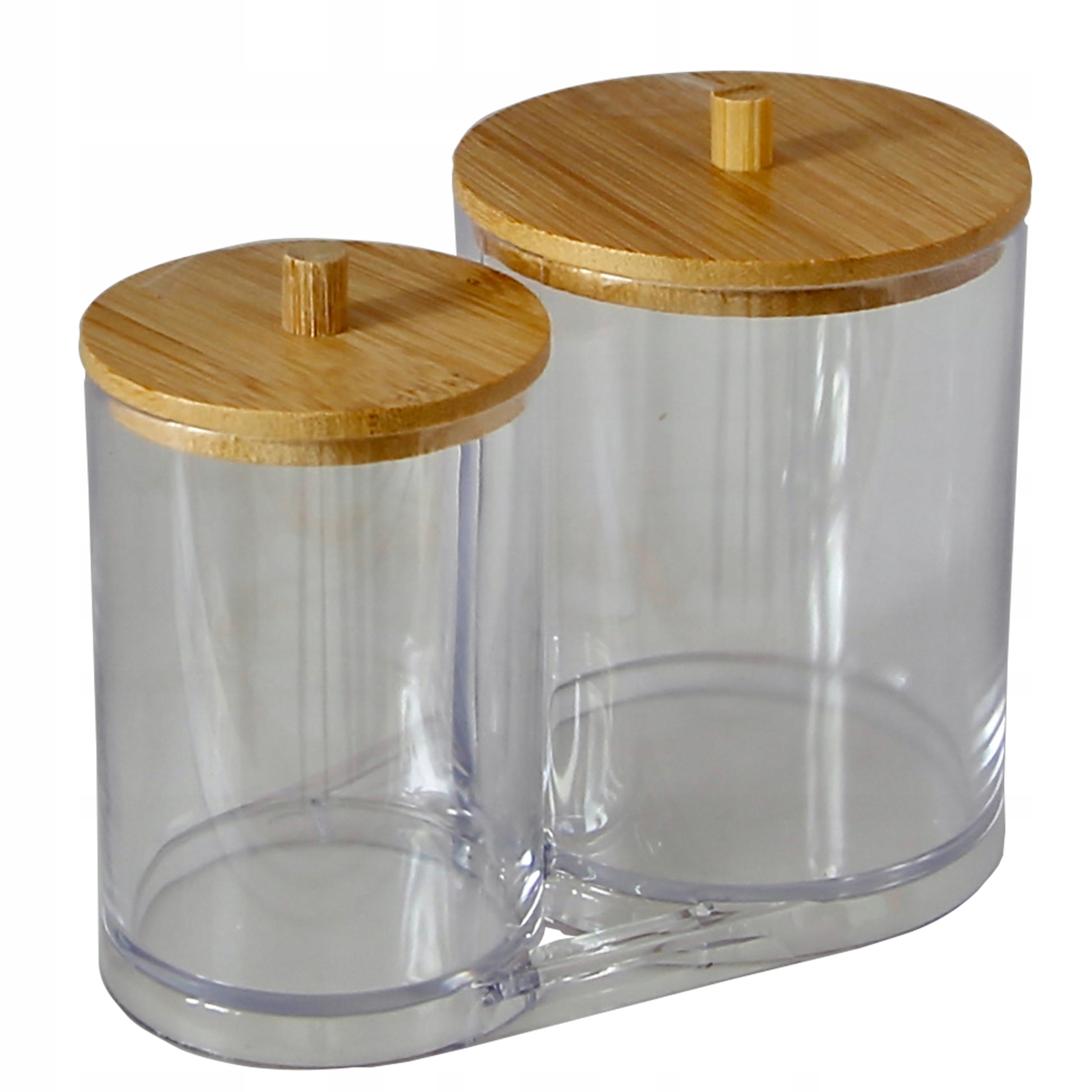 POJEMNIK NA PATYCZKI PŁATKI KOSMETYCZNE ŁAZIENKOWY