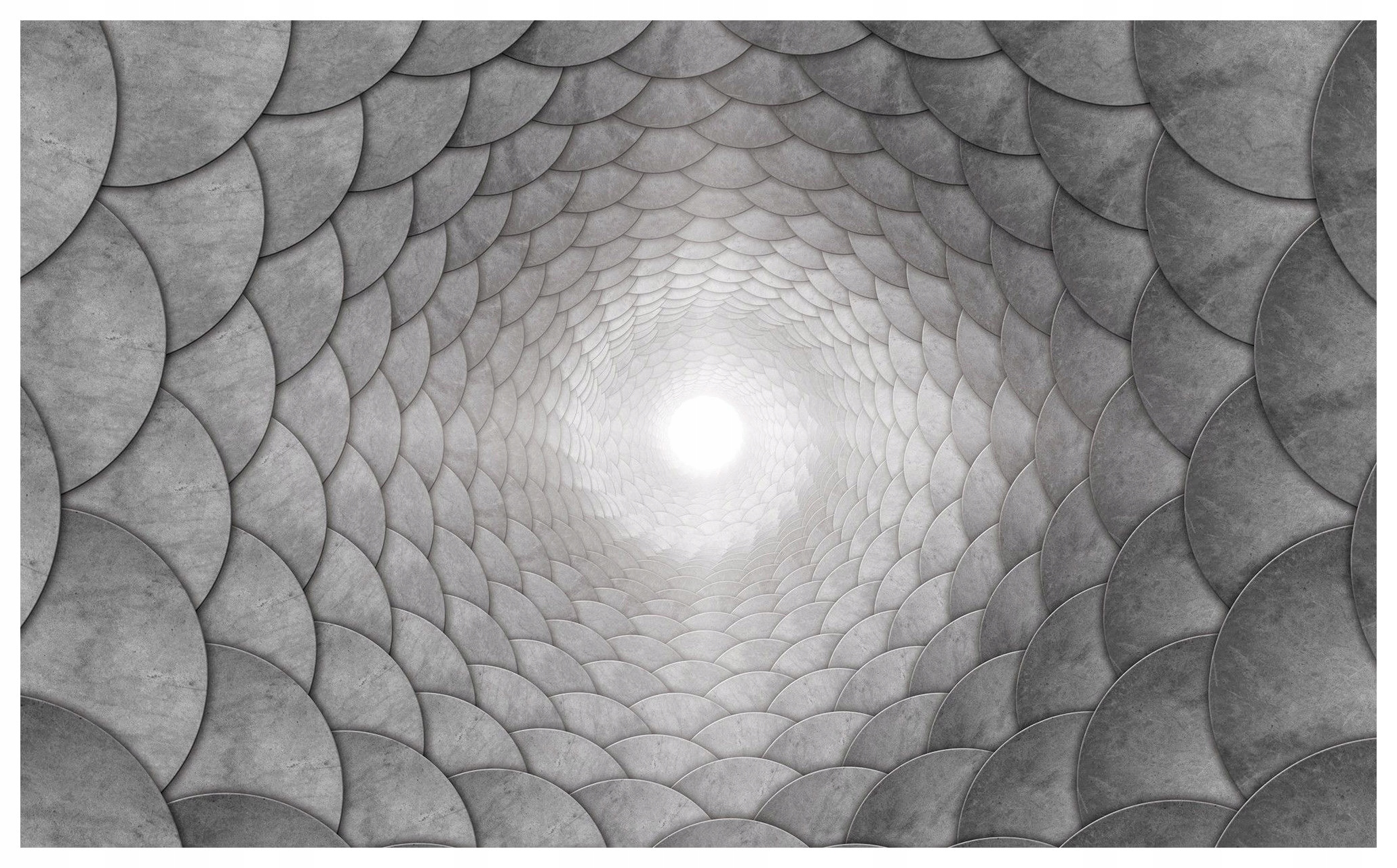 Fototapeta Tunel Perspektíva šedej ilúzie hĺbky svetla 368x254 lepidlo