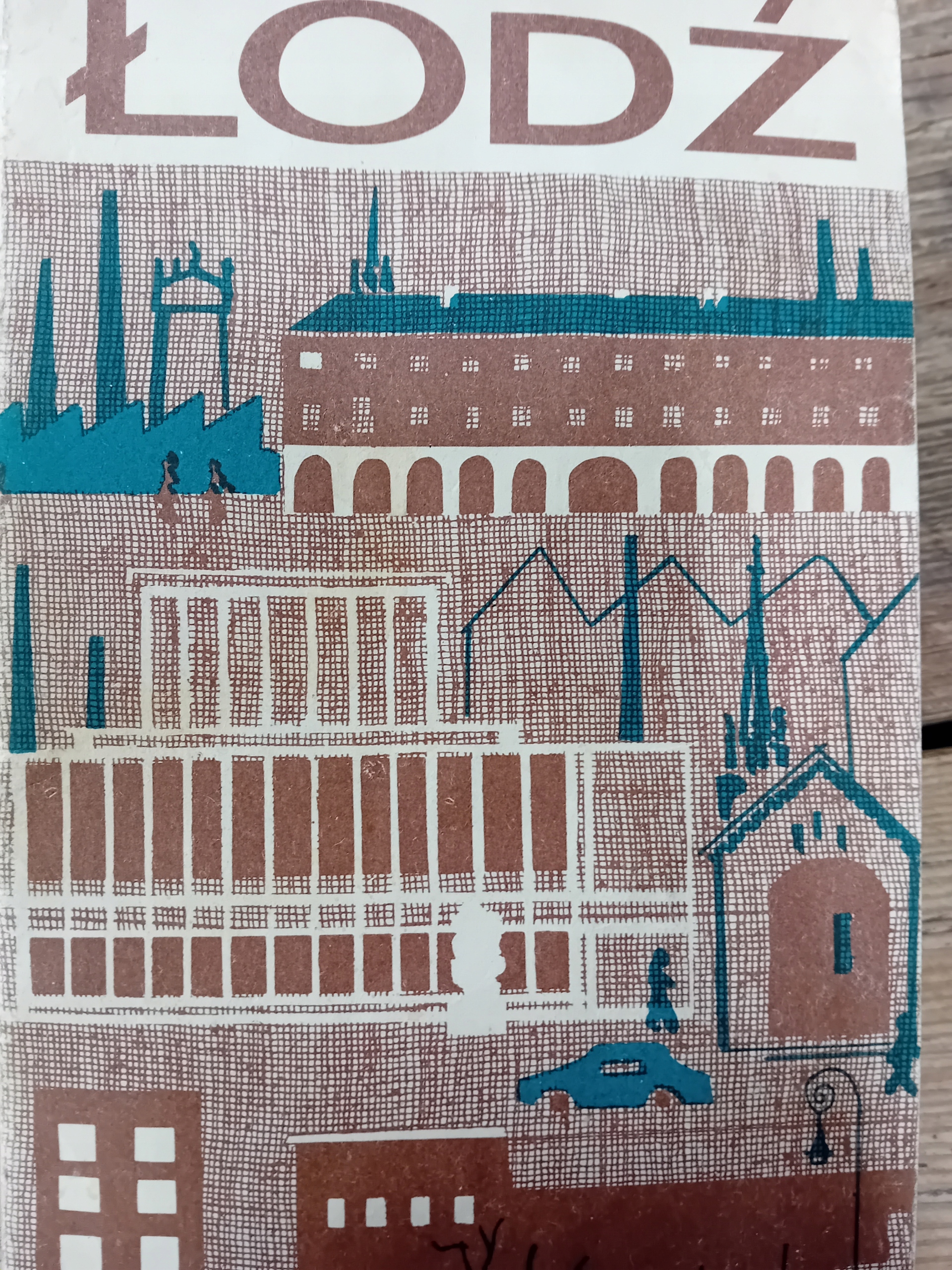 PLAN MIASTA ŁÓDŹ 1980