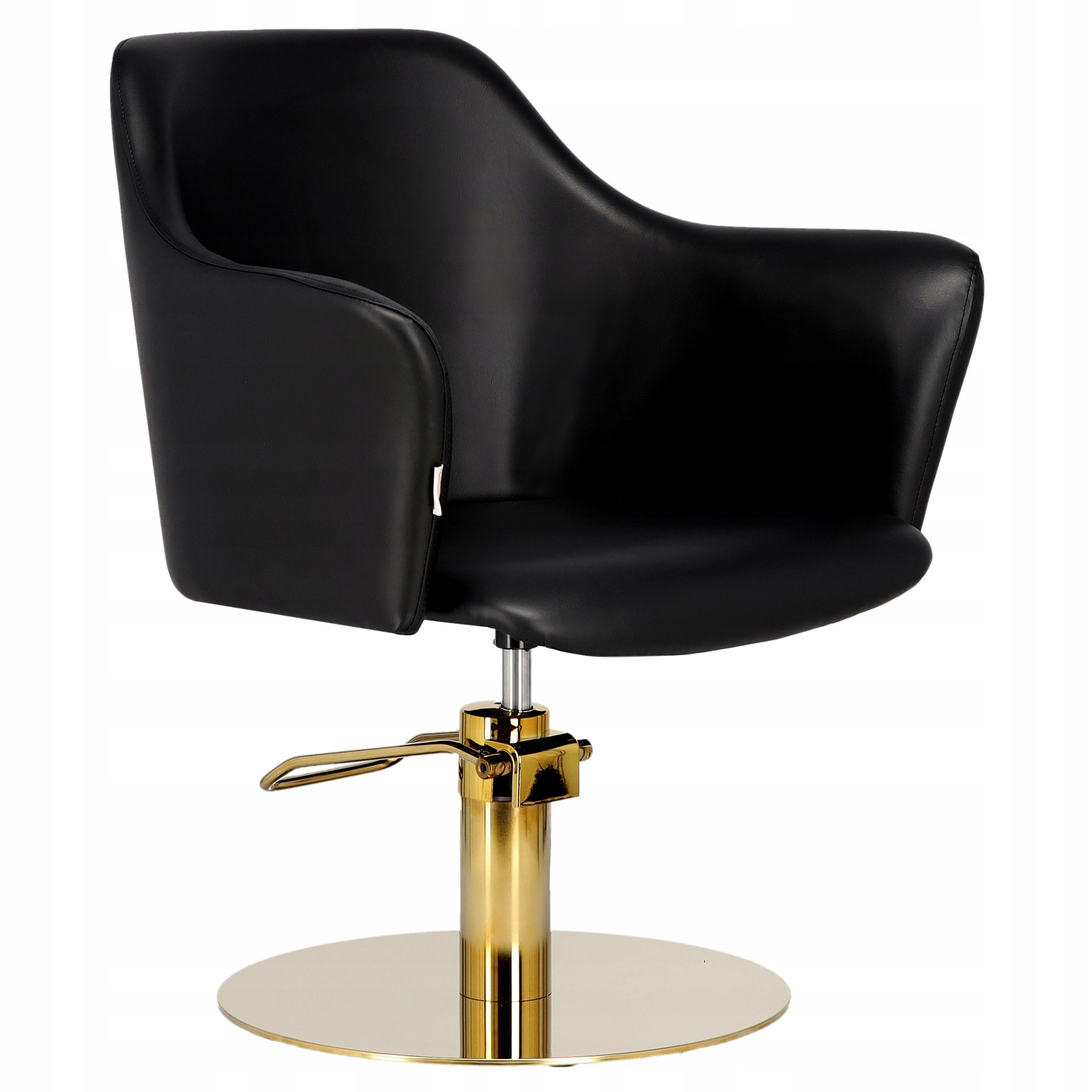 Kadeřnické křeslo Avola barberski Loft Glamour kadeřnický salon Zlatý