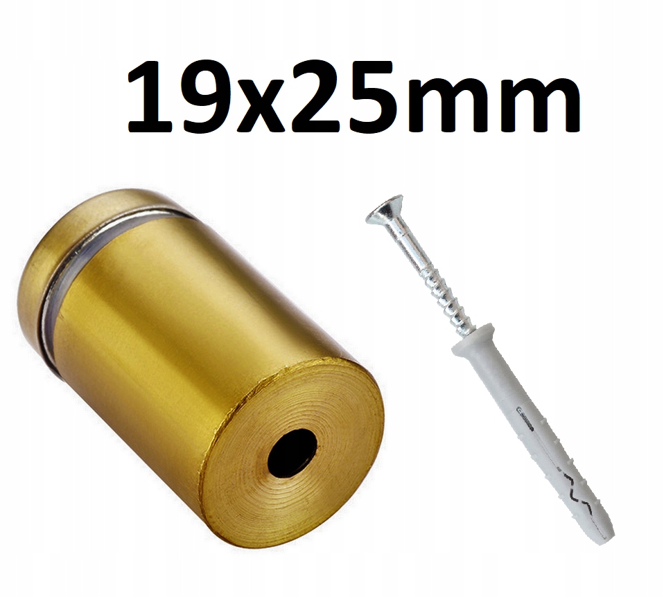 

Dystanse Montażowe 19x25 Dystans Montażowy Złoty