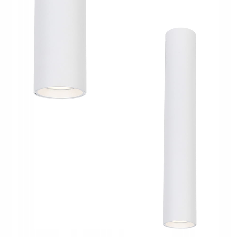 Stropní spotová trubka Genesis White 1xGU10 30 cm ML0391 Milagro