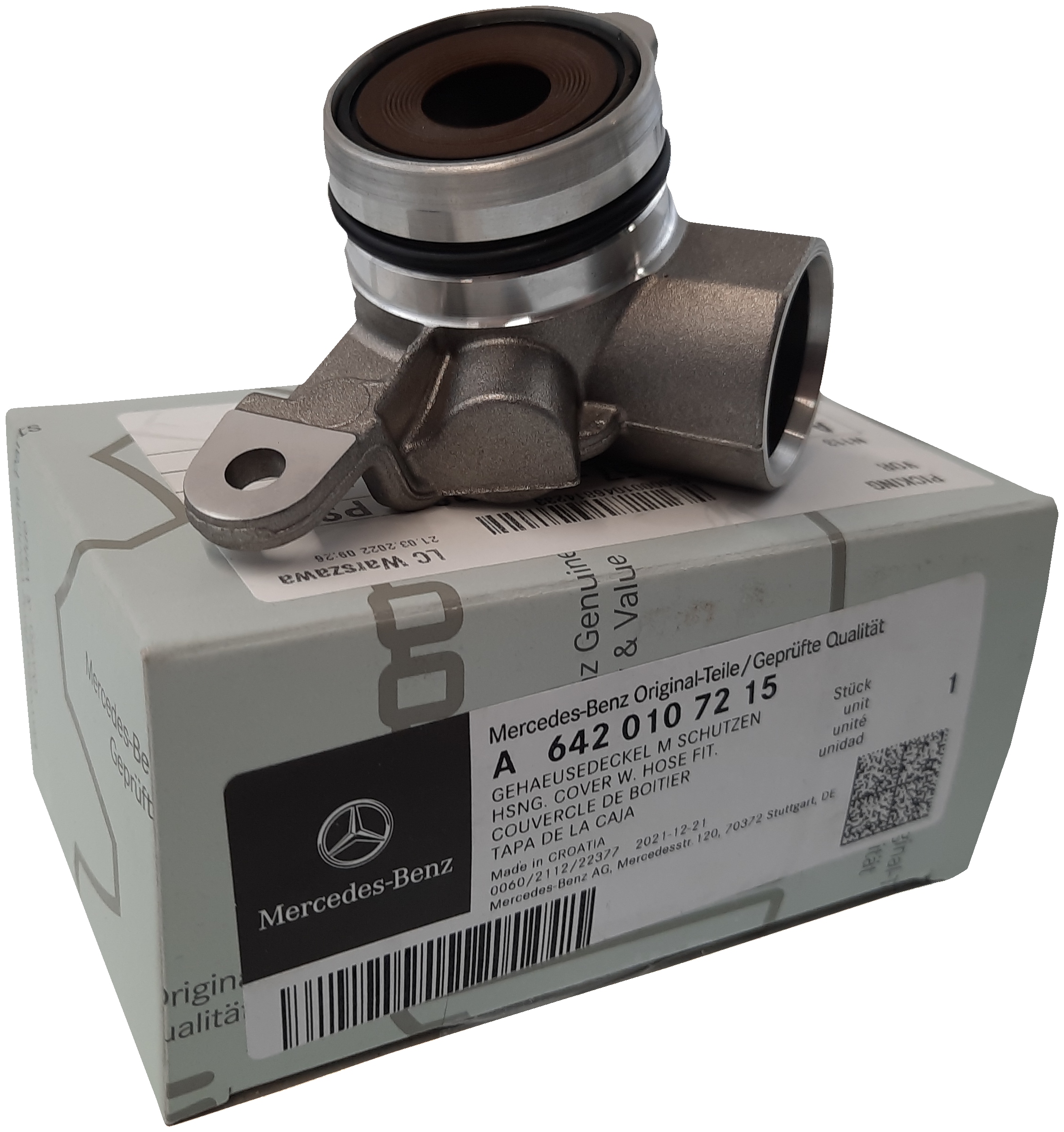 Króciec odmy Mercedes CDI 3,0 OM642 V6 A6420100131 ORYGINAŁ