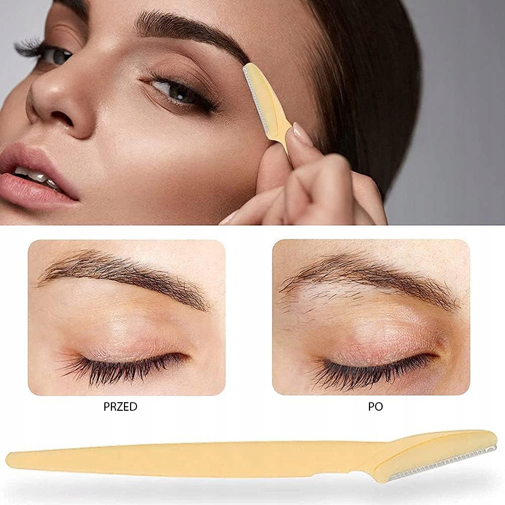 Nożyk trymer brzytwa DO REGULACJI BRWI Depilacji Włosów golarka 3szt Marka bez marki