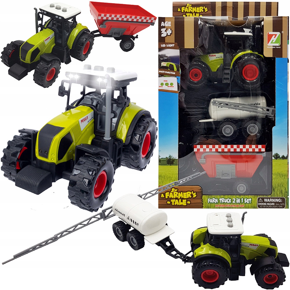 

Zestaw Maszyn Rolniczych Farmer Ciągnik Traktor