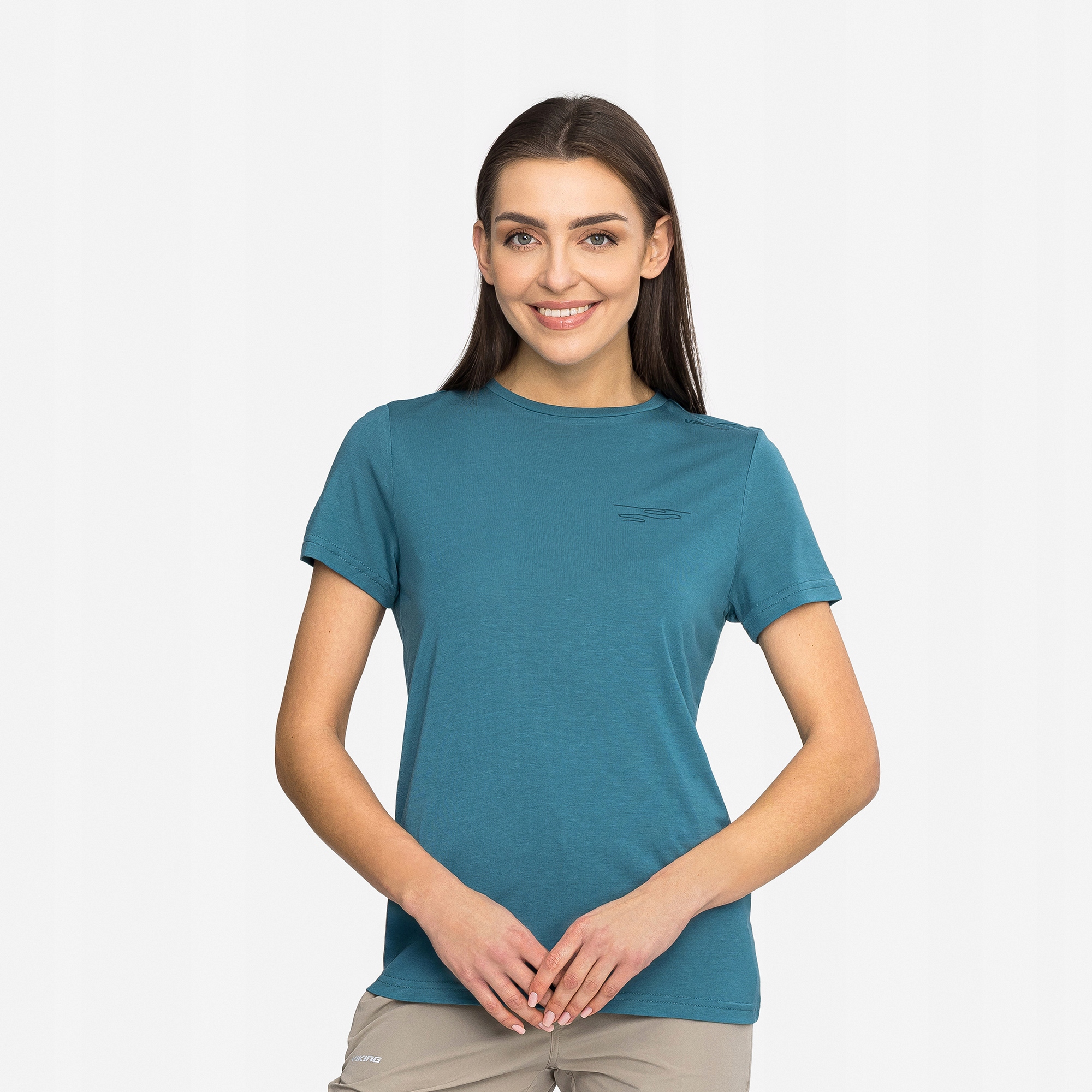 Koszulka damska T-shirt Viking Morain Bamboo Lady niebieski rozmiar M