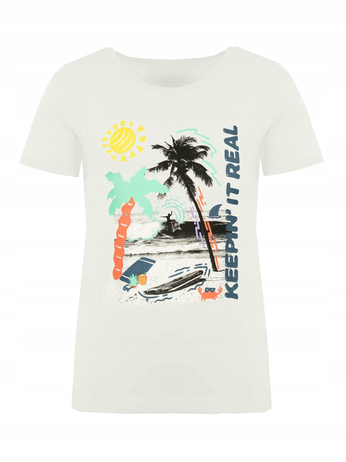 

Koszulka Chłopięca T-shirt Beach Surfing 134