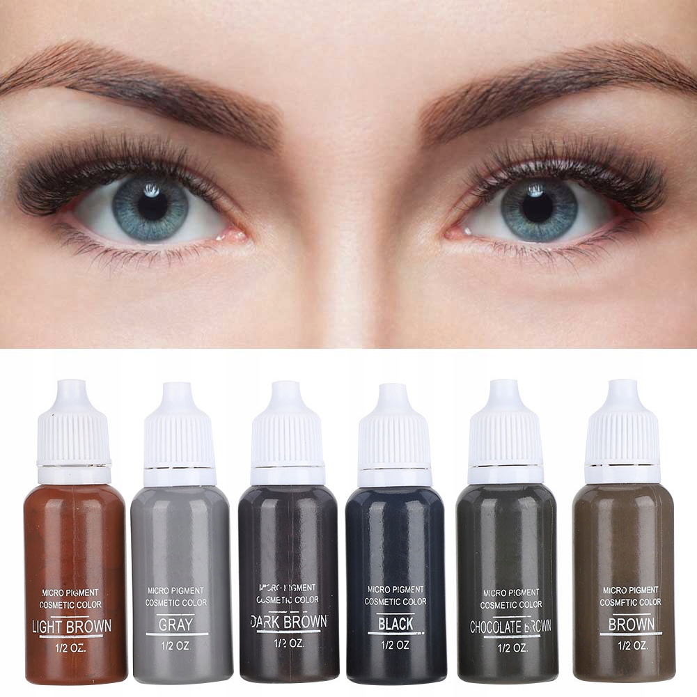 TUSZ DO TATUAŻU FARBA DO TATUAŻU KOLOR 6 SZT. Stan opakowania oryginalne