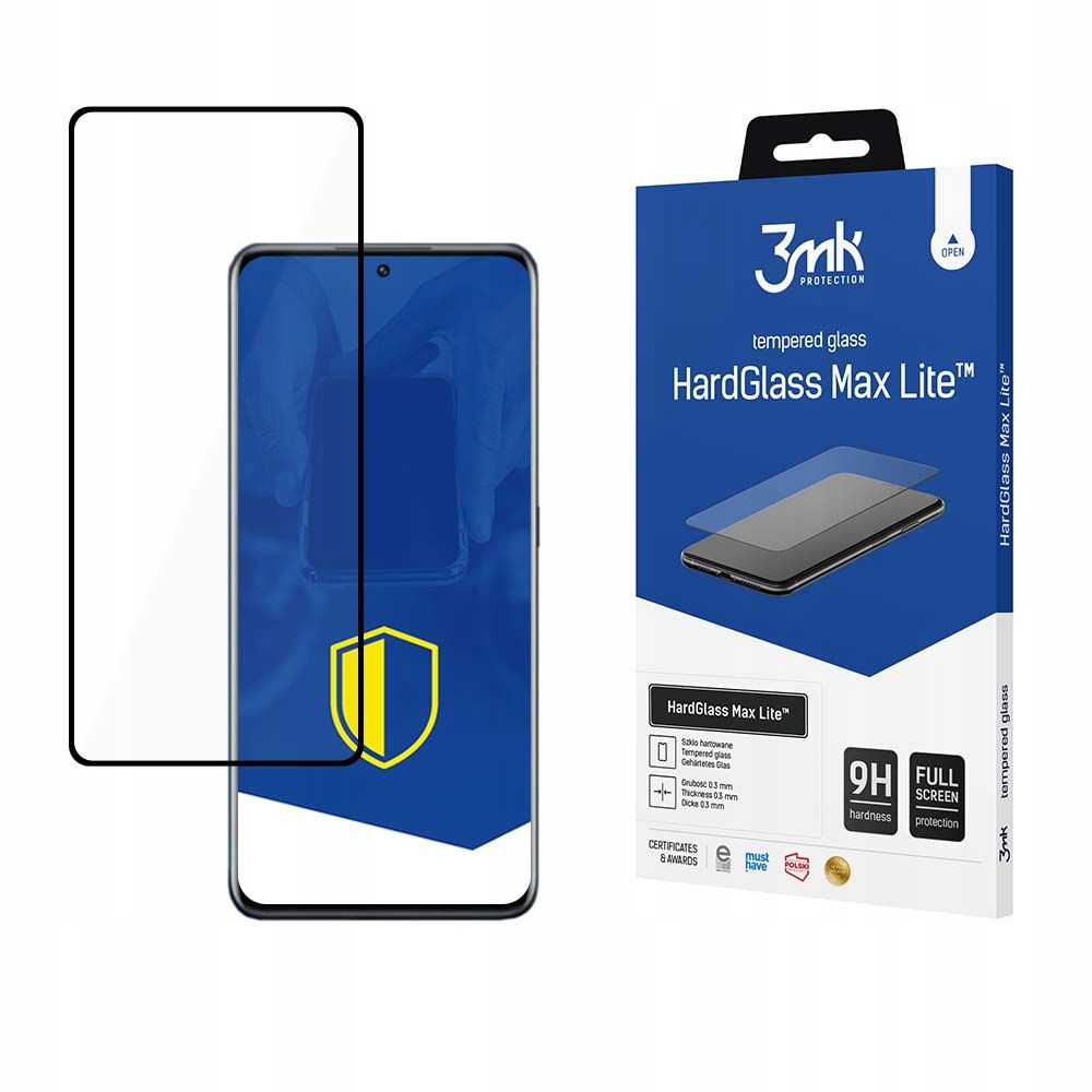 Xiaomi 12/12X Black 3MK Hardglass Max Lite