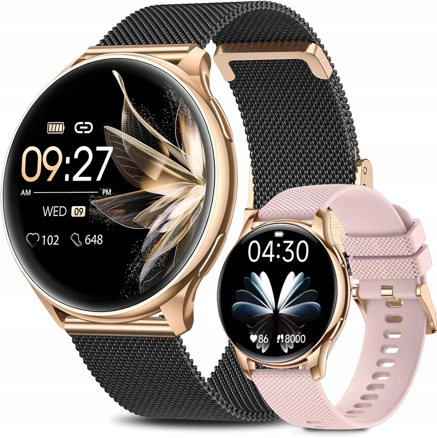 Dámské hodinky Chytré Hodinky Rubicon Menu Pl Hovory Sms Always On Displej 300mAh