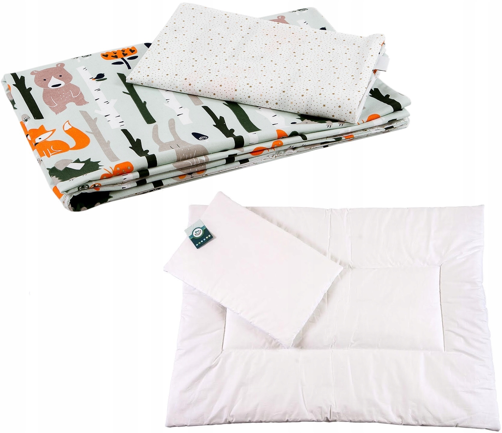 

Pościel Dziecięca 4 El Dwustronna Bawełna 135x100