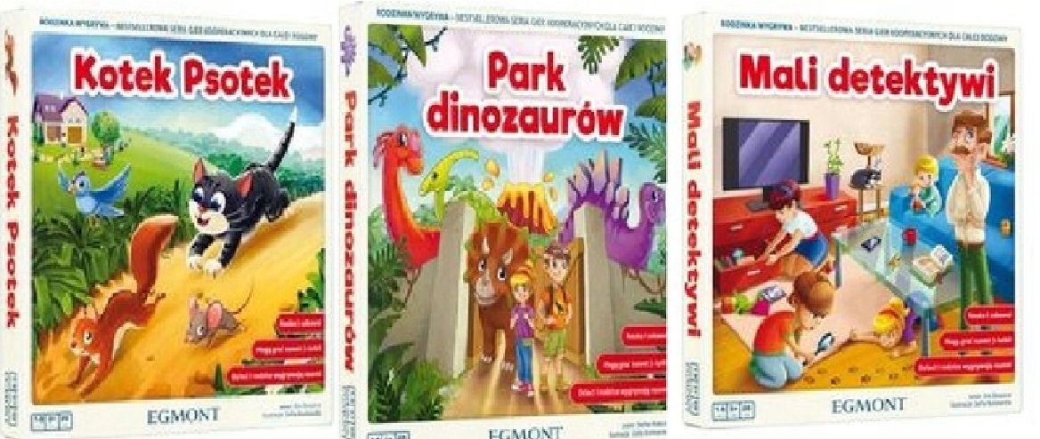 Kotek Psotek Park dinozaurów Mali detektywi