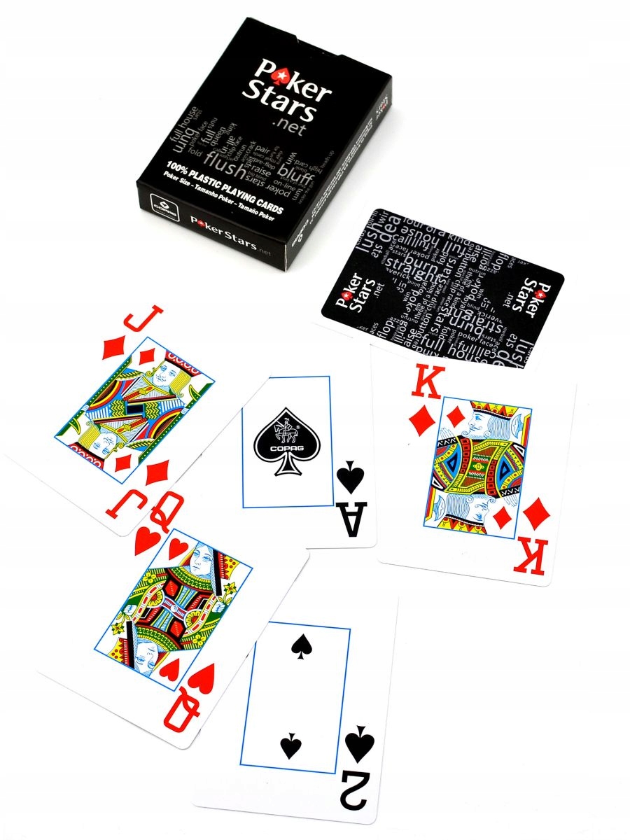 POKERSTARS KARTY PLASTIKOWE 2 TALIE POKER STARS Nazwa Karty do gry Piatnik 1 talia, Piatnik Poker