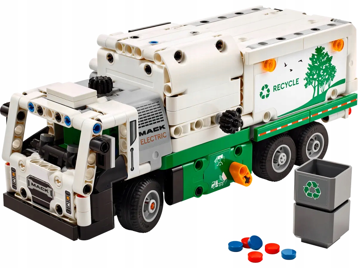 LEGO Technic Śmieciarka Mack LR Electric 42167 Marka LEGO