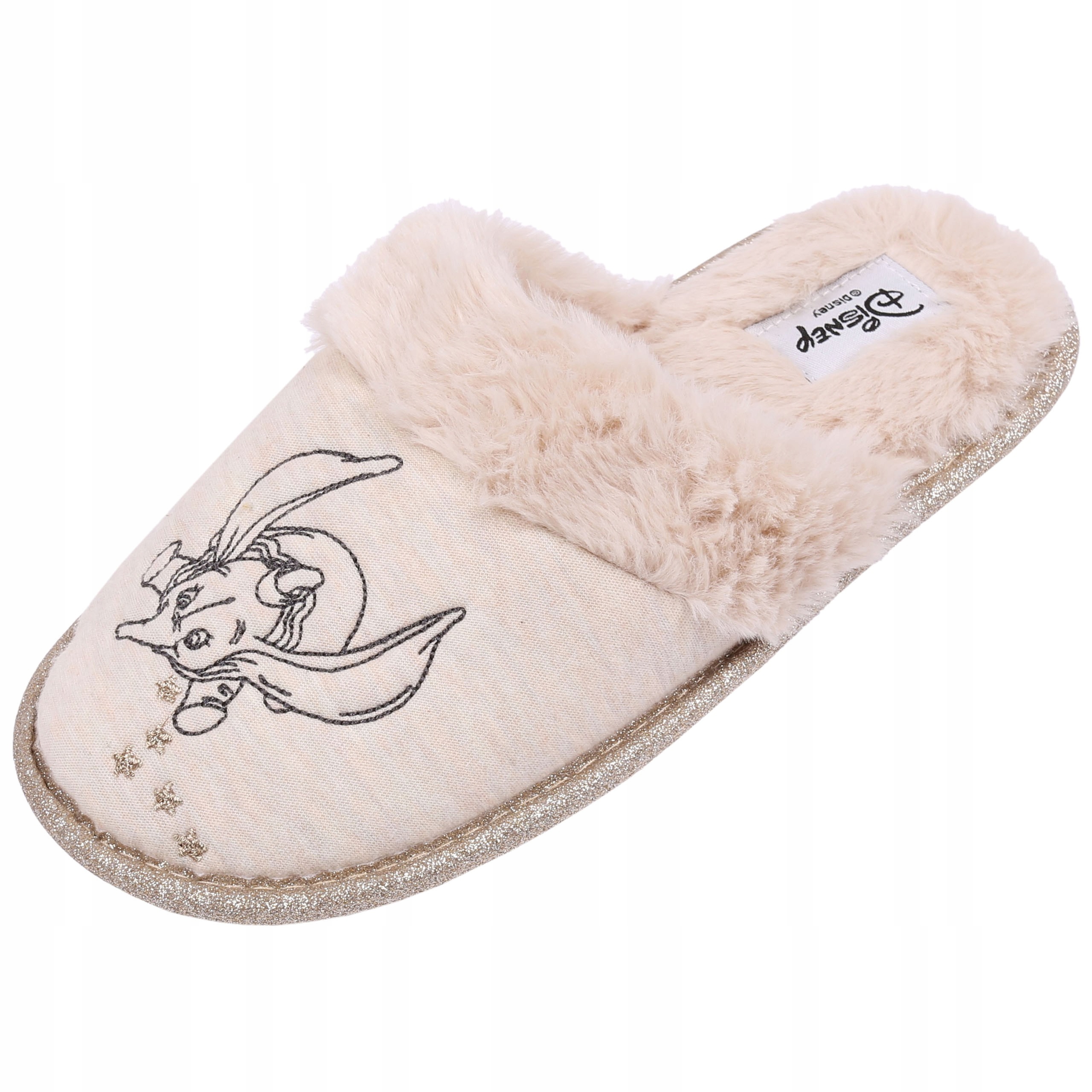 

Beżowe kapcie/papcie Dumbo Disney 38-39 Eu