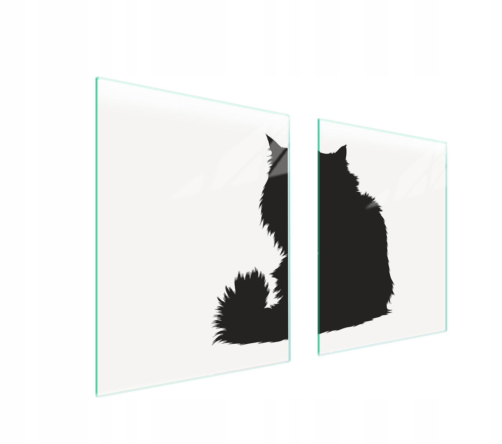 Skleněná Ochranná Deska Na Sporák 85x52 Kočka Tvrzené Sklo