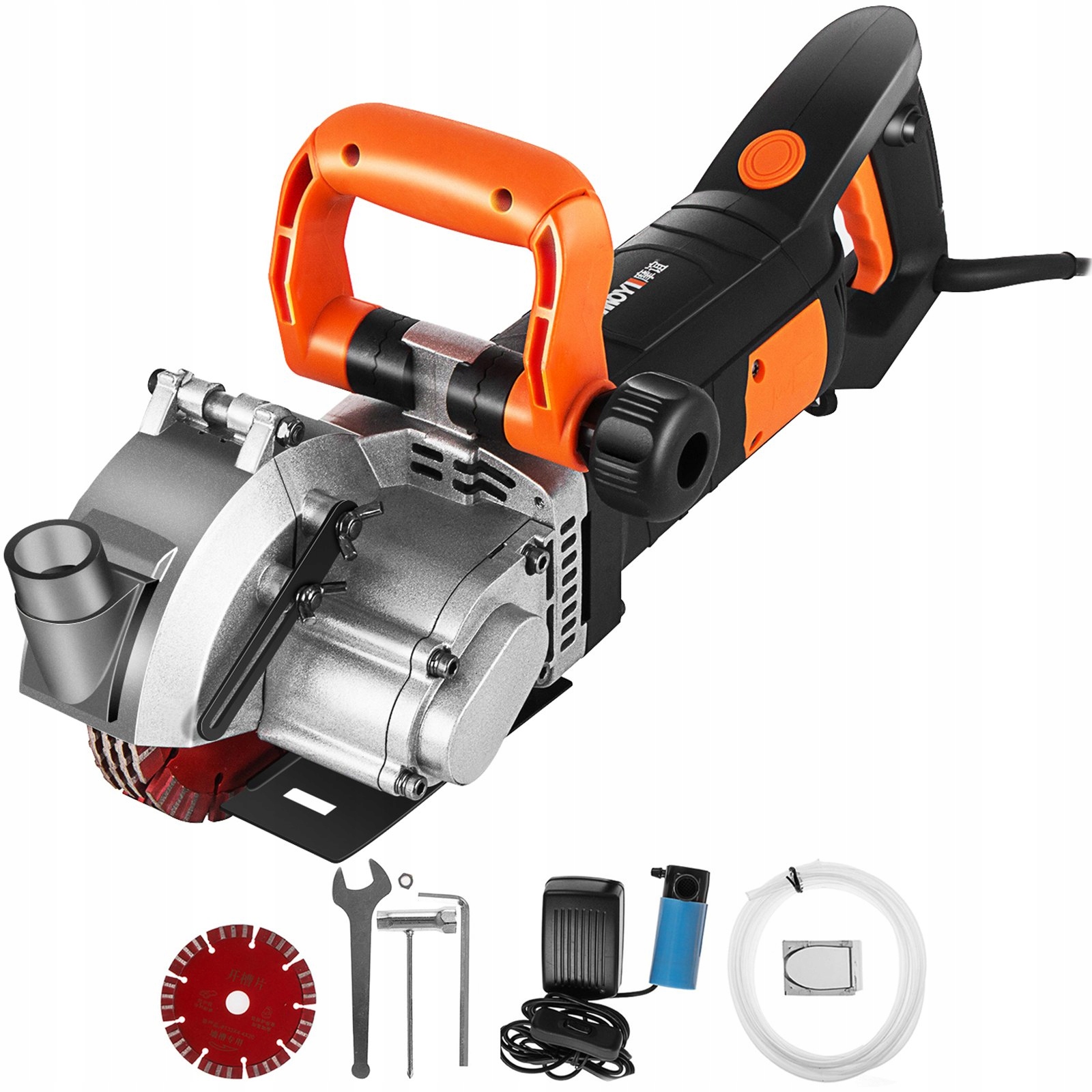 Bruzdovací stroj na beton 4800 W 133 mm laser černý silný Bozp