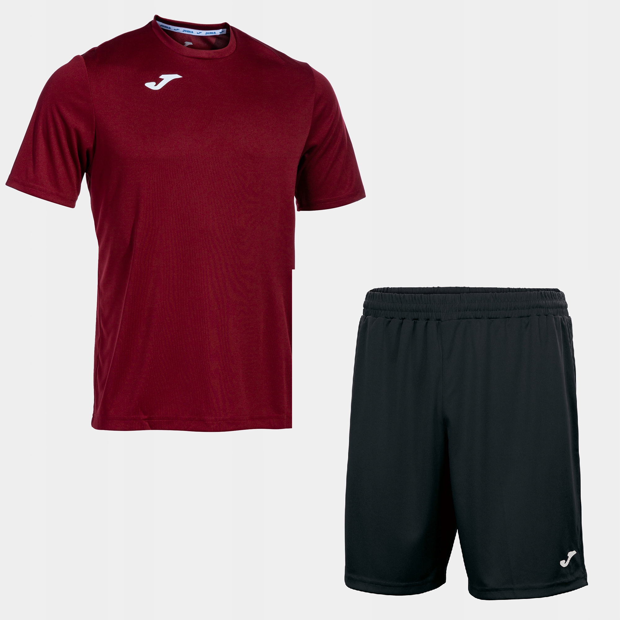 Komplet siatkarski Joma Combi burgundowo-czarny rozmiar 6XS-5XS