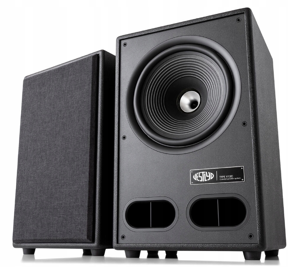 Vestlyd V12C czarny. Kolumny głośnikowe podłogowe (2szt).