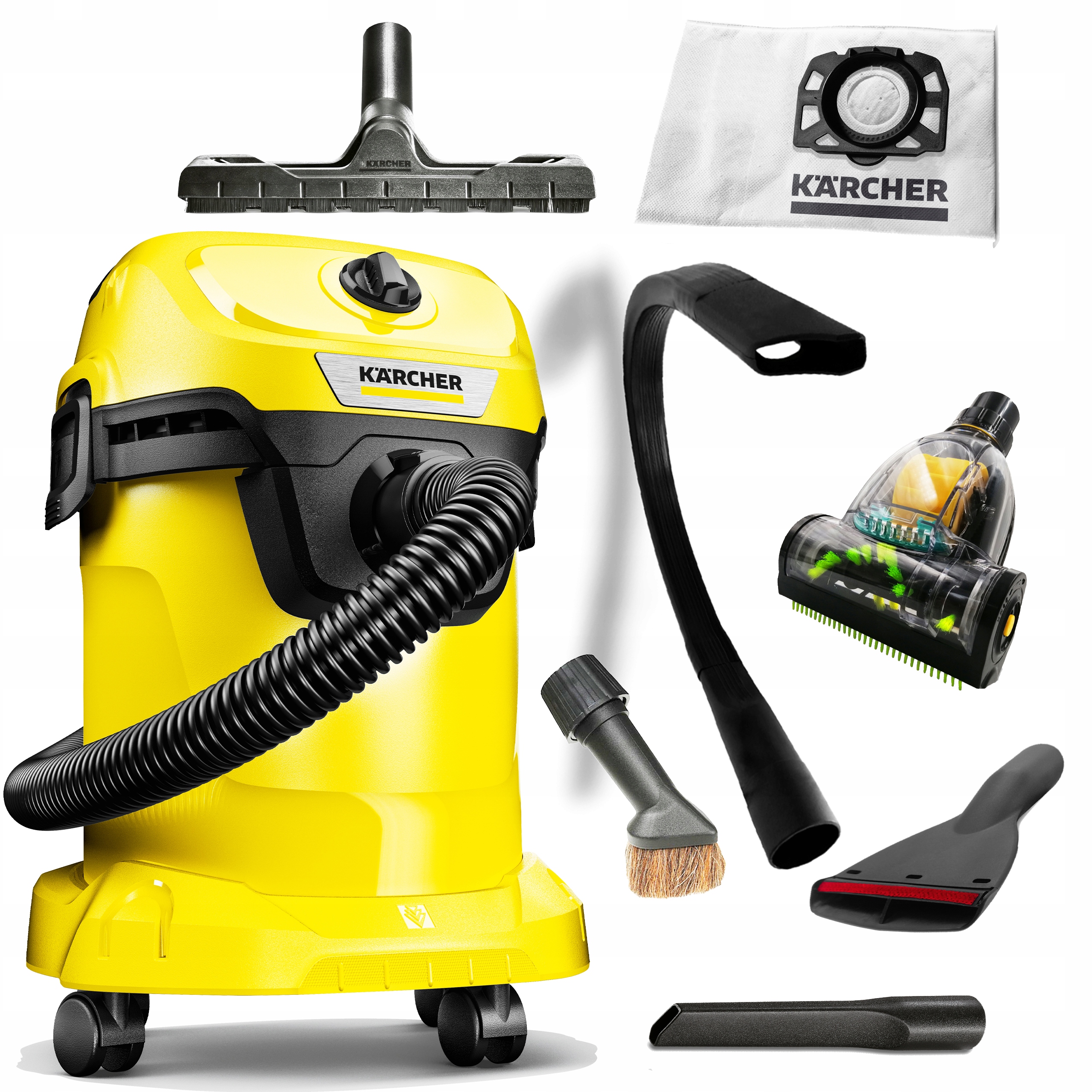 ODKURZACZ PRZEMYSŁOWY KARCHER WD 3 DO SAMOCHODU XL