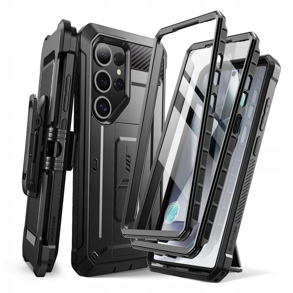 Supcase Ub Pro 2-SET Pouzdro Pancéřové Pouzdro Přední Část Pro Galaxy S25 Ultra