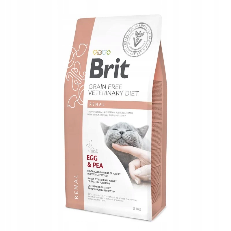 Brit Veterinary Diets Cat Renal suché krmivo pro kočky 5 kg