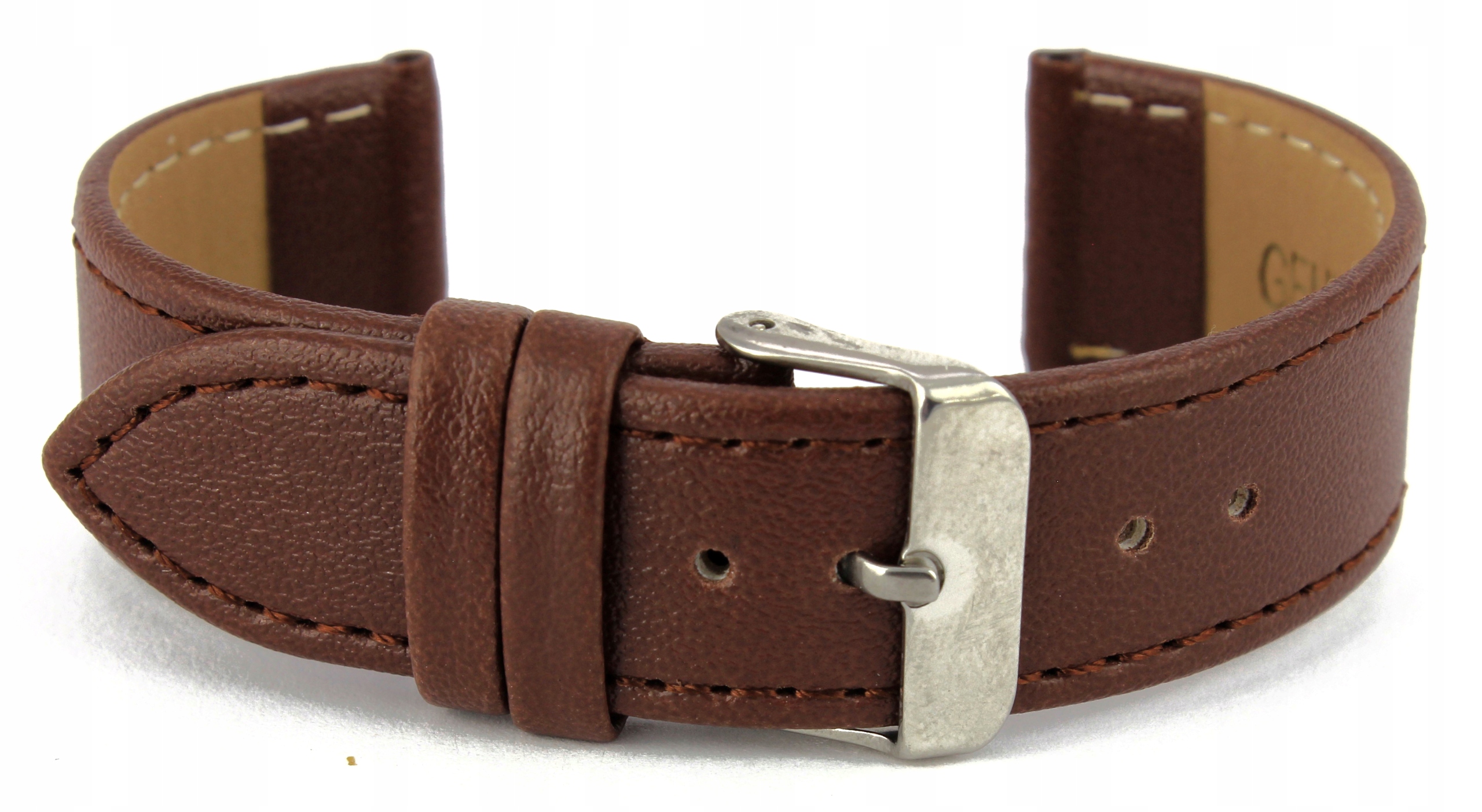 

Skórzany Pasek do Zegarka 20mm Toscana brązowy