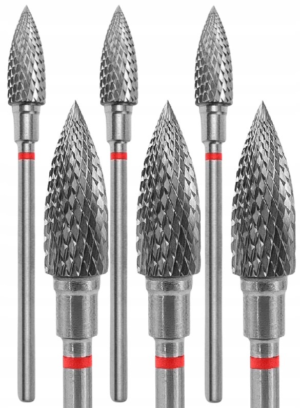 3 kusy Fréza ze slinutého karbidu Plamínek fialový Průměr 5 mm Staleks