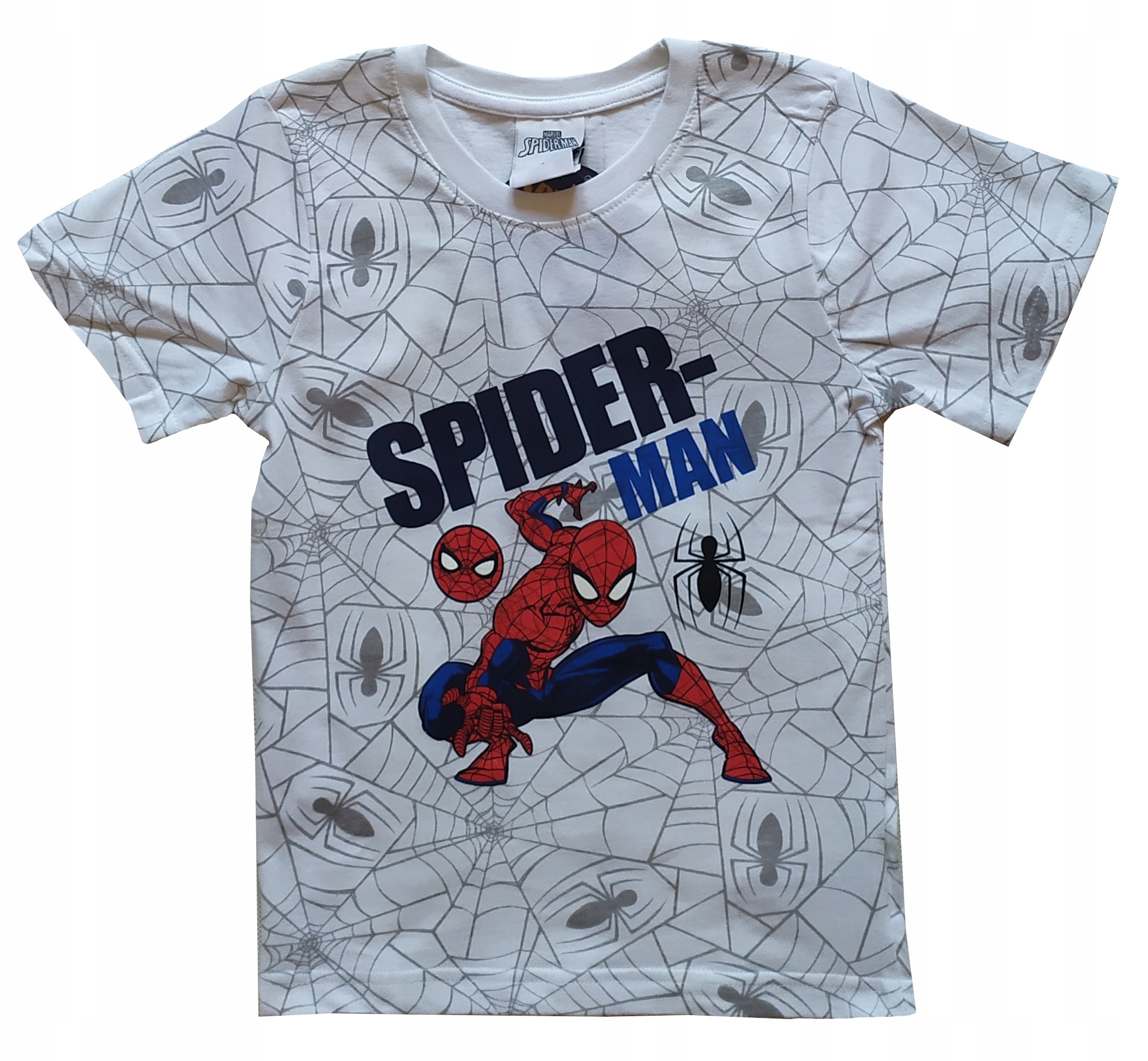 

Spiderman Marvel bluzka t-shirt biały 134