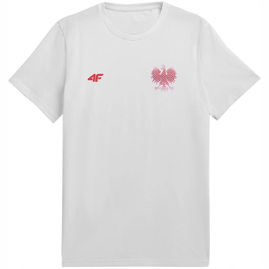 

Koszulka męska 4F biała R4L21 TSM950 10S 2XL