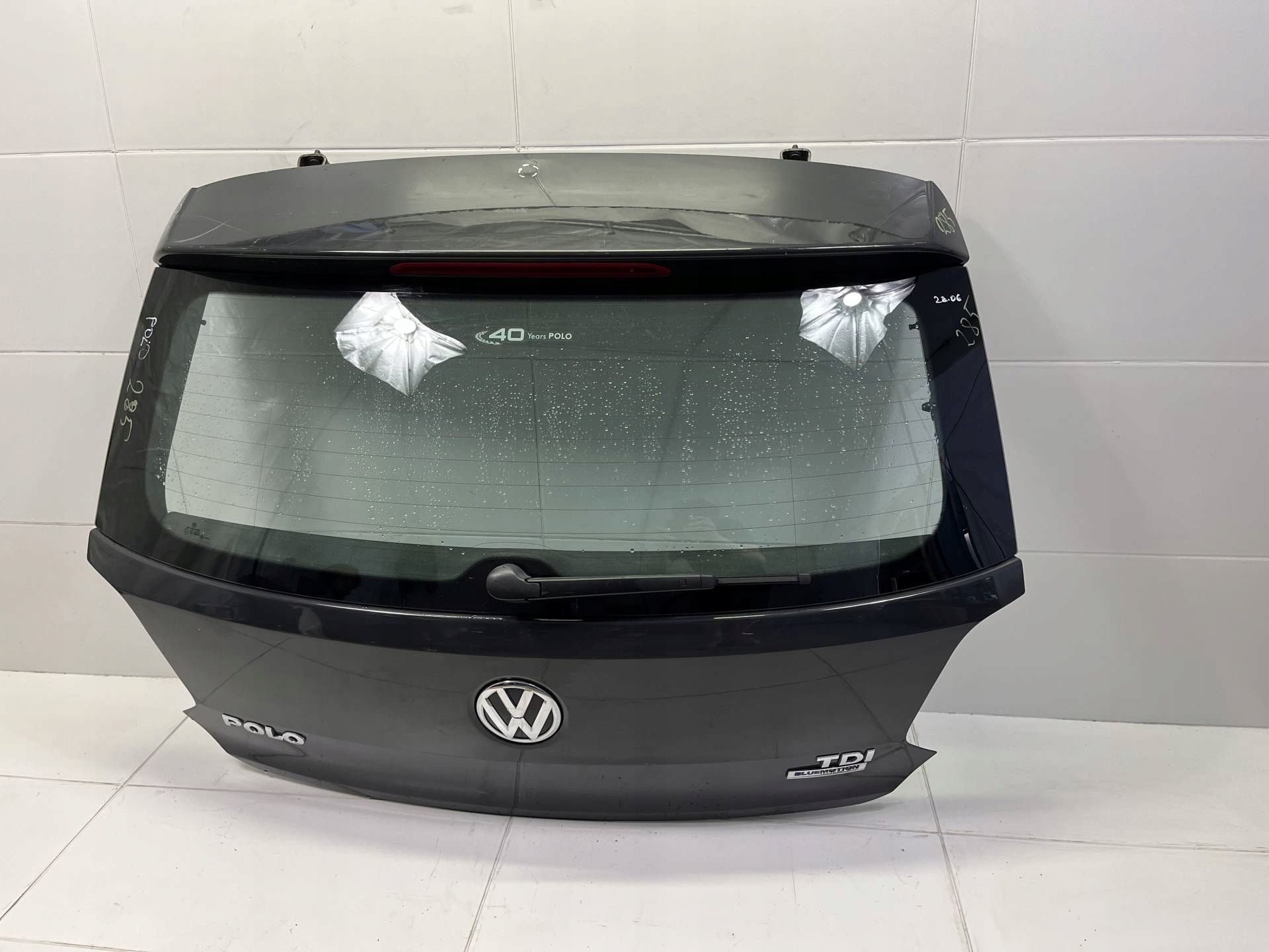 rear trunk door boot Volkswagen Polo 5 facelift 2018