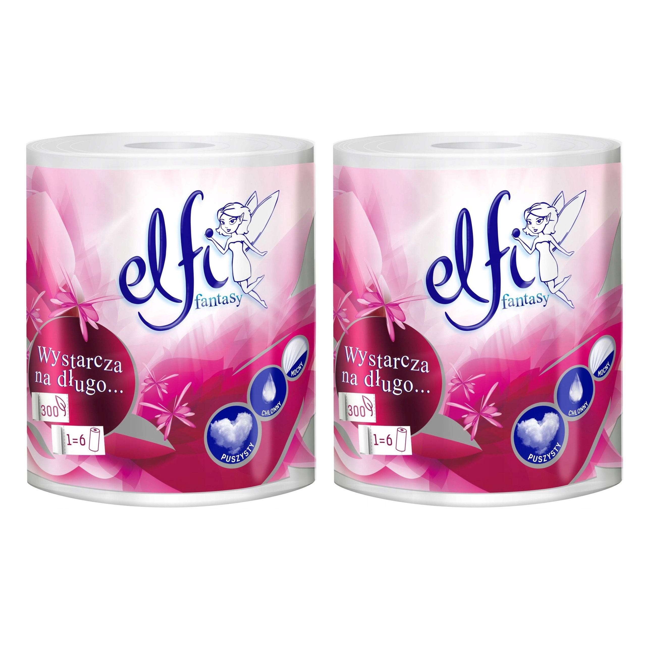 

Ręcznik papierowy Fantasy 60 m 2 warstwy Elfi x2